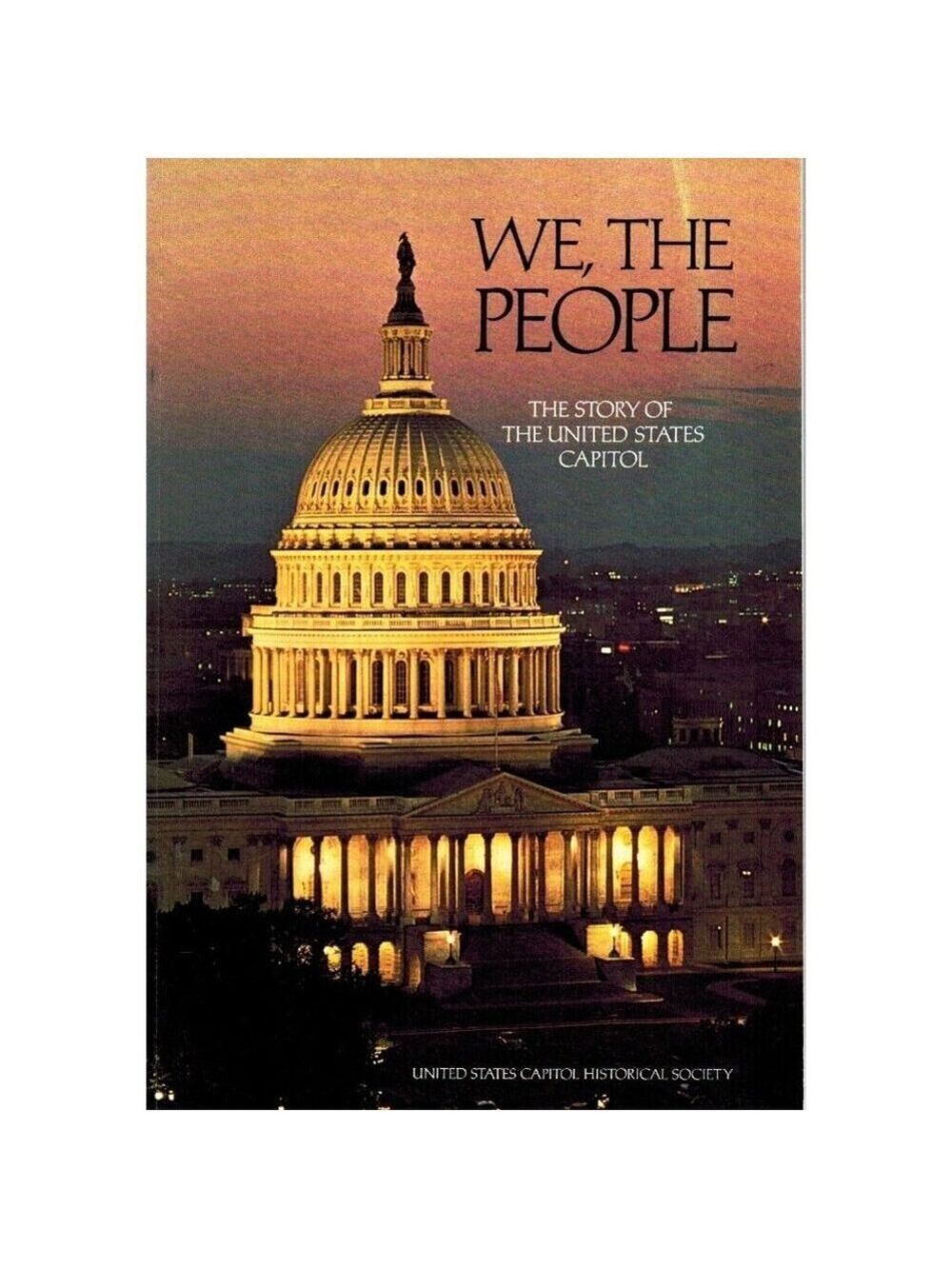 We The People United States Capitol Hardcover Book